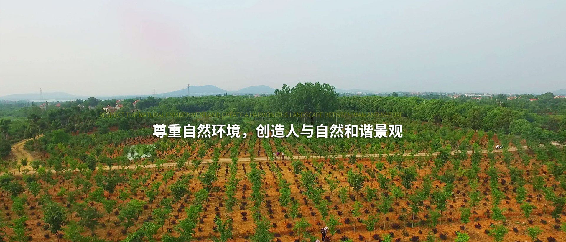 尊重自然環境，創造人與自然和諧景觀